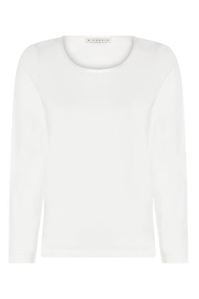 Micha - T-shirt  Ærmer - Satin Kant - Modal - Off white
