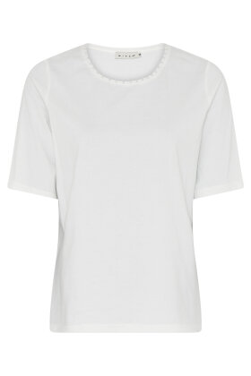 Micha - T-shirt - Perlebesat - Off White