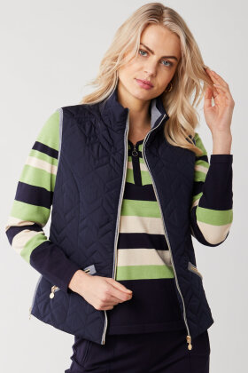 Micha - Quilt Vest - Polyester Fyld & Detaljer - Black