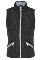 Micha - Quilt Vest - Polyester Fyld & Detaljer - Black