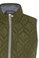 Micha - Quilt Vest - Polyester Fyld & Detaljer - Oliven