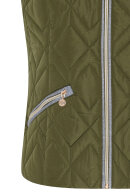 Micha - Quilt Vest - Polyester Fyld & Detaljer - Oliven