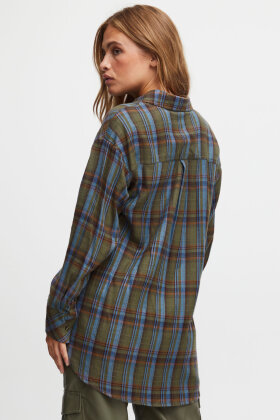Pulz - PzMadison Shirt - Flannel Skjorte Ternet - Kalamata