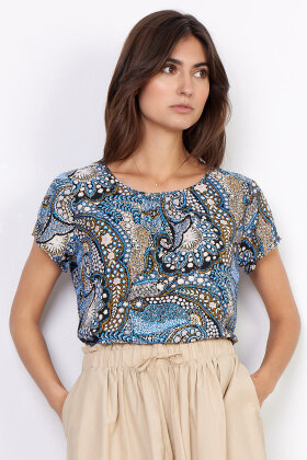 Soyaconcept - Sc-Manny 1 Bluse - Paisley Print - Blue