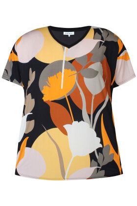 Zhenzi - Ariella 618 - Print T-shirt -  Orange