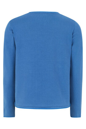 Soft Rebels - SRMarla O-Neck Roll Edge Pullover - Dazzling Blue