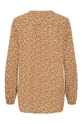 Saint Tropez - EdaSZ Shirt - Viskose Print Bluse - Rubber Clover Flower