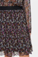 Saint Tropez - VeronSZ Skirt - Plisse Chiffon Nederdel - Multiprint