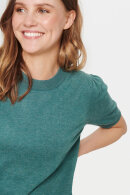 Saint Tropez - MilaSZ SS Pullover - Kortærmet Strikbluse - Green