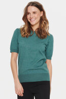 Saint Tropez - MilaSZ SS Pullover - Kortærmet Strikbluse - Green
