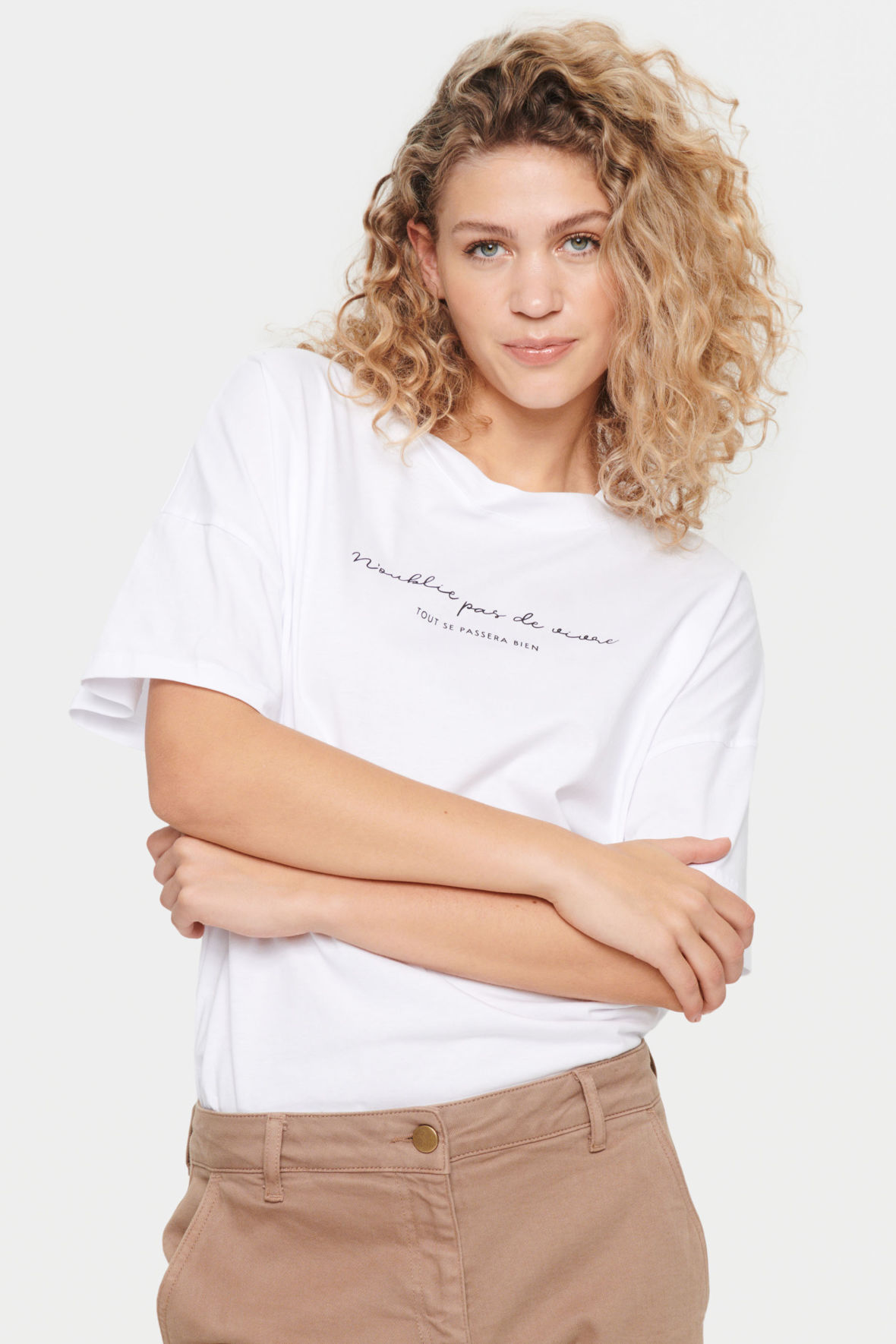 Saint Tropez VaniSZ t-shirt - bright - kvinde - Hos