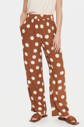 Saint Tropez - VonitaSZ Pants - Polka Prikket Viskose - Emperador Big Dot