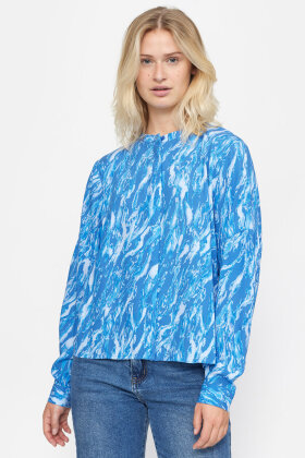 Soft Rebels - SrMikala Shirt - Skjorte Langærmet - EcoVero - Blå