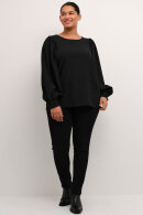 Kaffe Curve - KCdory Blouse - Ballon Ærmer - Black Deep