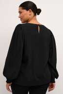 Kaffe Curve - KCdory Blouse - Ballon Ærmer - Black Deep