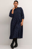 Kaffe Curve - KCnomi Smock Dress - Heliotrope Flower