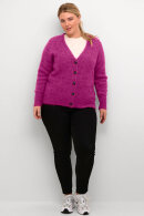 Kaffe Curve - KCzolina Cardigan - Strikket - Fuchsia Red Melange