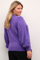 Kaffe Curve - KCloni Knit Pullover - Strikbluse - Heliotrope