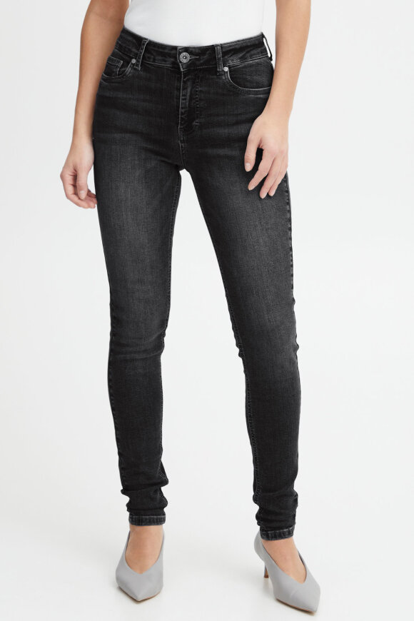 Pulz - PZJOY HW Jeans Skinny Leg - Black Denim