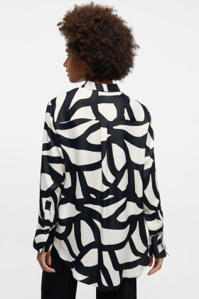 Eterna - Print Skjorte - Satinvævet Viskose - Loose Fit 