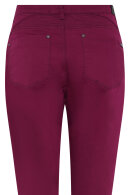 C Ro - Suzanne Jeans - Ensfarvet & Stræk - 7/8 Del - Dark Pink