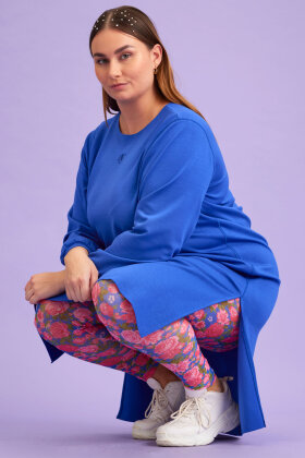 Anyday - Ellie 138 Dress - Sweatshirt Kjole - Cobalt Blue