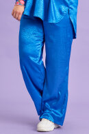 Anyday - Tuesday 171 Pants - Polyester Satin Bukser - Cobalt Blue