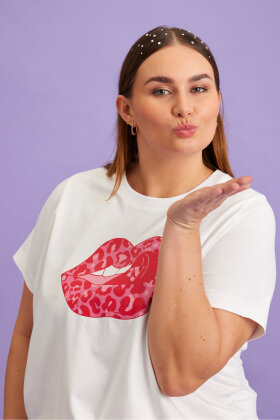 Anyday - Marie 159 T-shirt - Print - White
