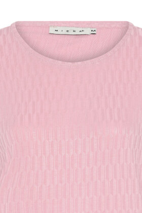 Micha - New Cotton T-shirt - Mønstret - Rose