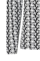 Micha - Langærmet T-shirt - Turtleneck - Grafisk Print - Sort Off White