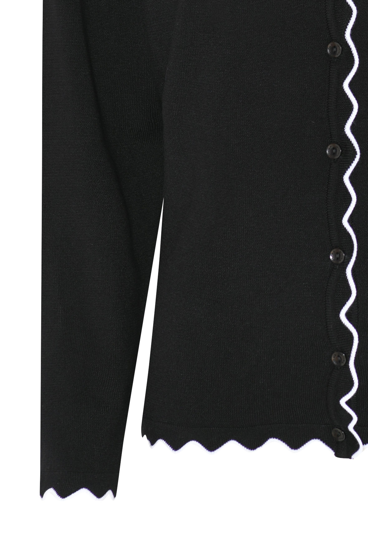 Cardigan Strik 'Frederik' - Charcoal Mel. main image 1