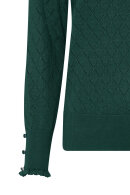 Micha - Pullover - Langærmet Strik - Mønster & Flæser - Evergreen