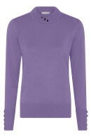 Micha - Basic Viscose Knit - Turtleneck Strik - Lavendel
