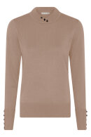 Micha - Basic Viscose Knit - Turtleneck Strik - Camel