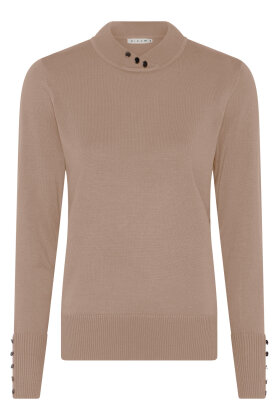 Micha - Basic Viscose Knit - Turtleneck Strik - Camel