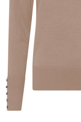 Micha - Basic Viscose Knit - Turtleneck Strik - Camel