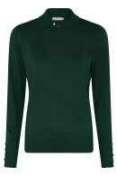 Micha - Basic Viscose Knit - Turtleneck Strik - Evergreen