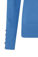 Micha - Basic Viscose Knit - Turtleneck Strik - Azure Blue
