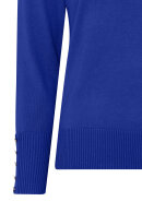 Micha - Basic Viscose Knit - Turtleneck Strik - Cobolt