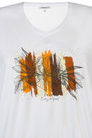 Zhenzi - Crystal 215 - T-shirt Print på Bryst - White