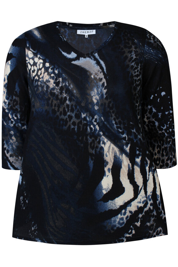 Zhenzi - Ainsley 200 - Strikket Bluse - Navy
