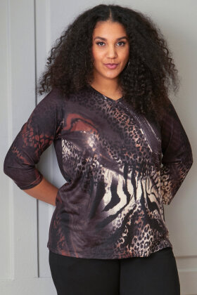 Zhenzi - Ainsley 200 - Strikket Bluse - Army Way
