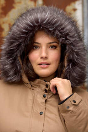 Zhenzi - Belie 605 - Vinter Parka - Earth Brown