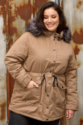 Zhenzi - Belie 605 - Vinter Parka - Earth Brown