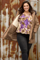Zhenzi - Belie 605 - Vinter Parka - Earth Brown