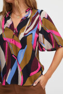 Pulz - PzKayla Blouse - Fuchsia Purple Print