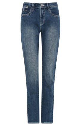 Micha - Denim Jeans - Detaljer & Stræk - Blue Denim