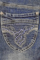 Micha - Denim Jeans - Detaljer & Stræk - Blue Denim