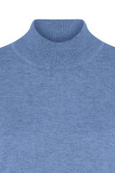 Micha - Adele Cashmere Club Turtleneck Pullover - Finstrik - Blue