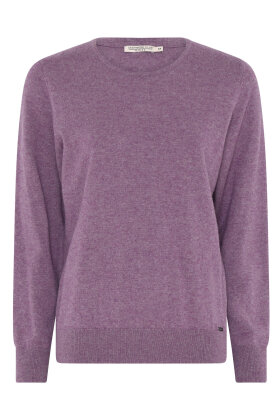 Micha - Adele Cashmere Club Pullover - Finstrik - Violet